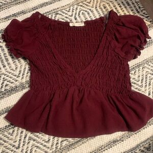 Burgundy Croptop